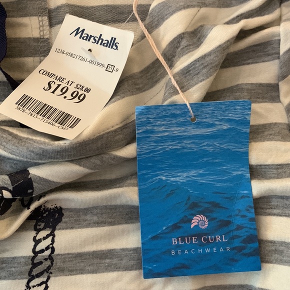 Striped Anchor Dress / Beach Cover Up - Picture 5 of 6